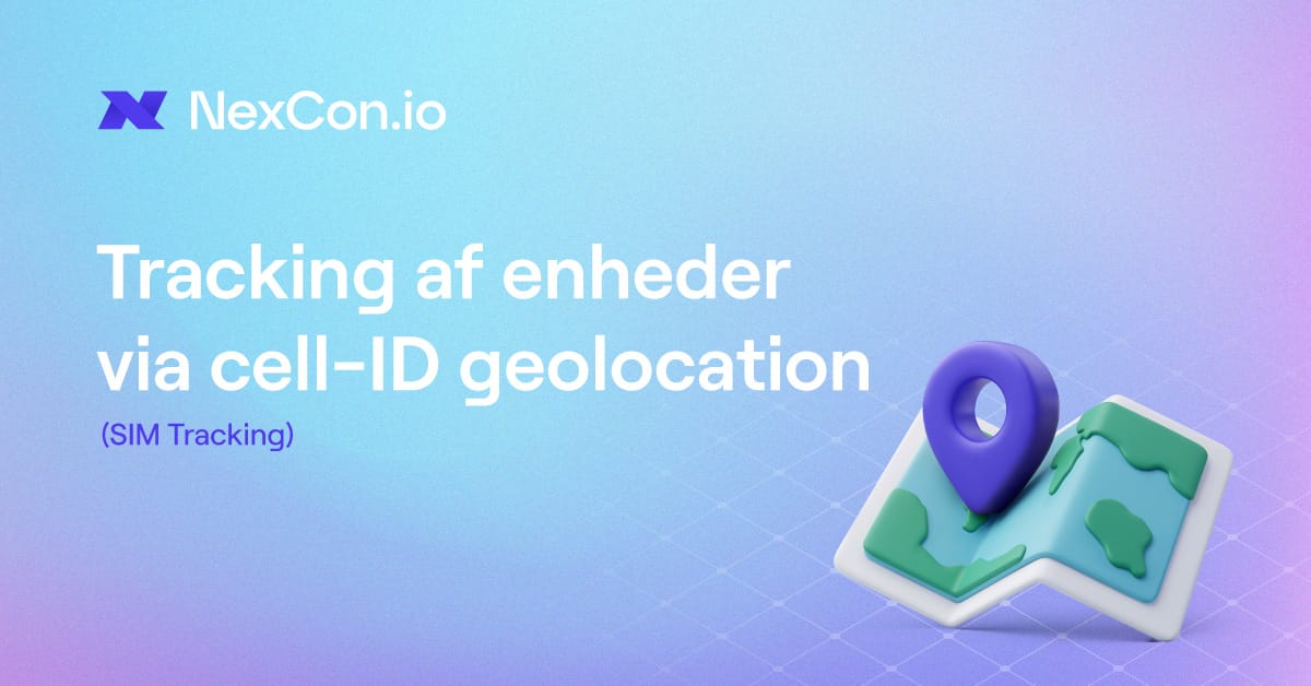Tracking af enheder via cell-ID geolocation (SIM tracking)