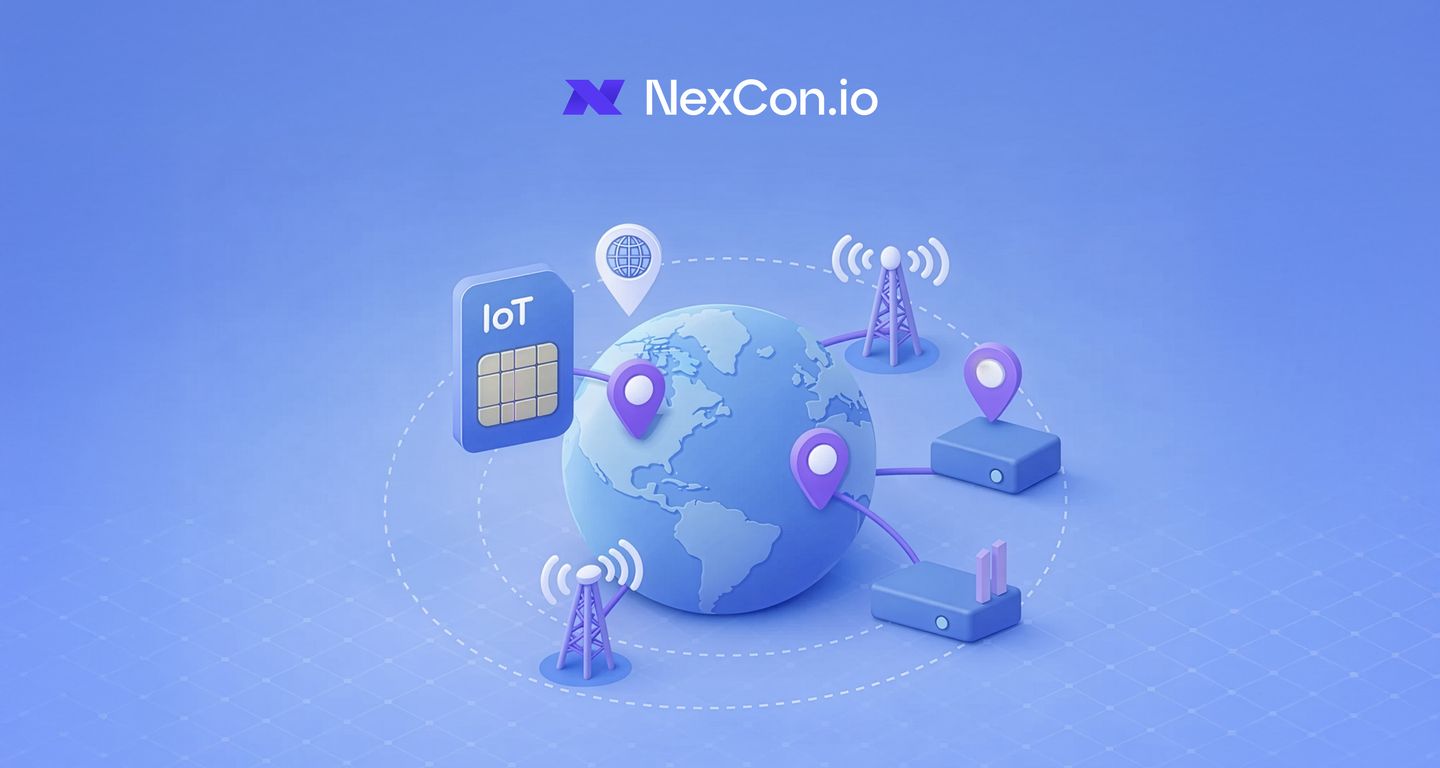 Cell-ID-Geolokalisierung, die ein IoT-Gerät auf einer Karte positioniert
